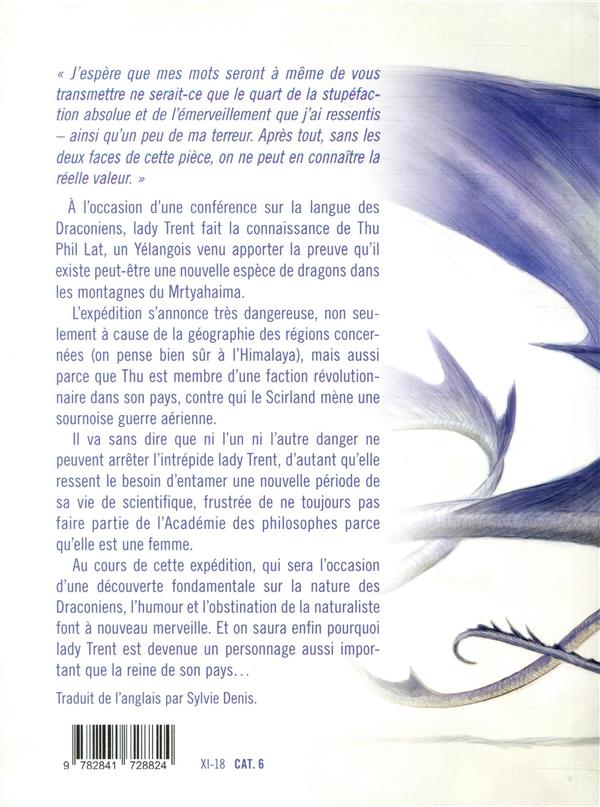 Quatrième de couverture de « MEMOIRES, PAR LADY TRENT - T05 - LE SANCTUAIRE AILE - MEMOIRES DE LADY TRENT LIVRE 5 »