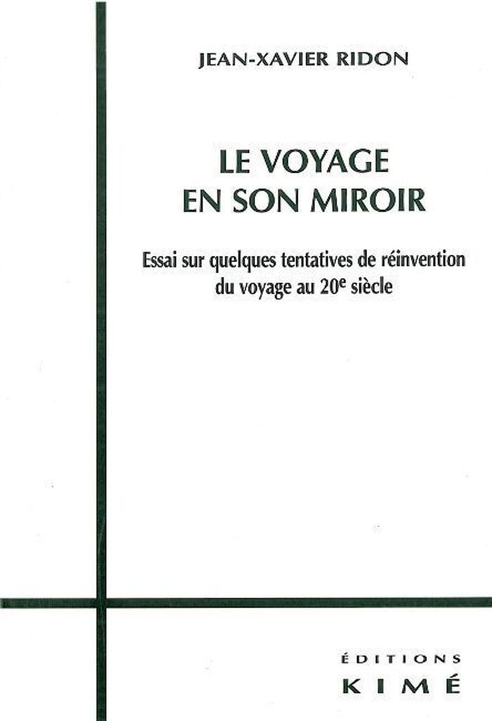 Couverture du livre « VOYAGE EN SON MIROIR » de Jean-Xavier Ridon, librairie Les Contes Infusés à Corte