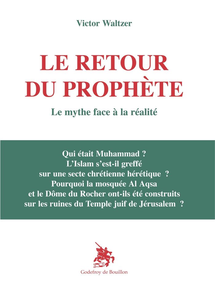 Couverture du livre « Le retour du prophète : le mythe face à la réalité » de Victor Waltzer, librairie Les Contes Infusés à Corte