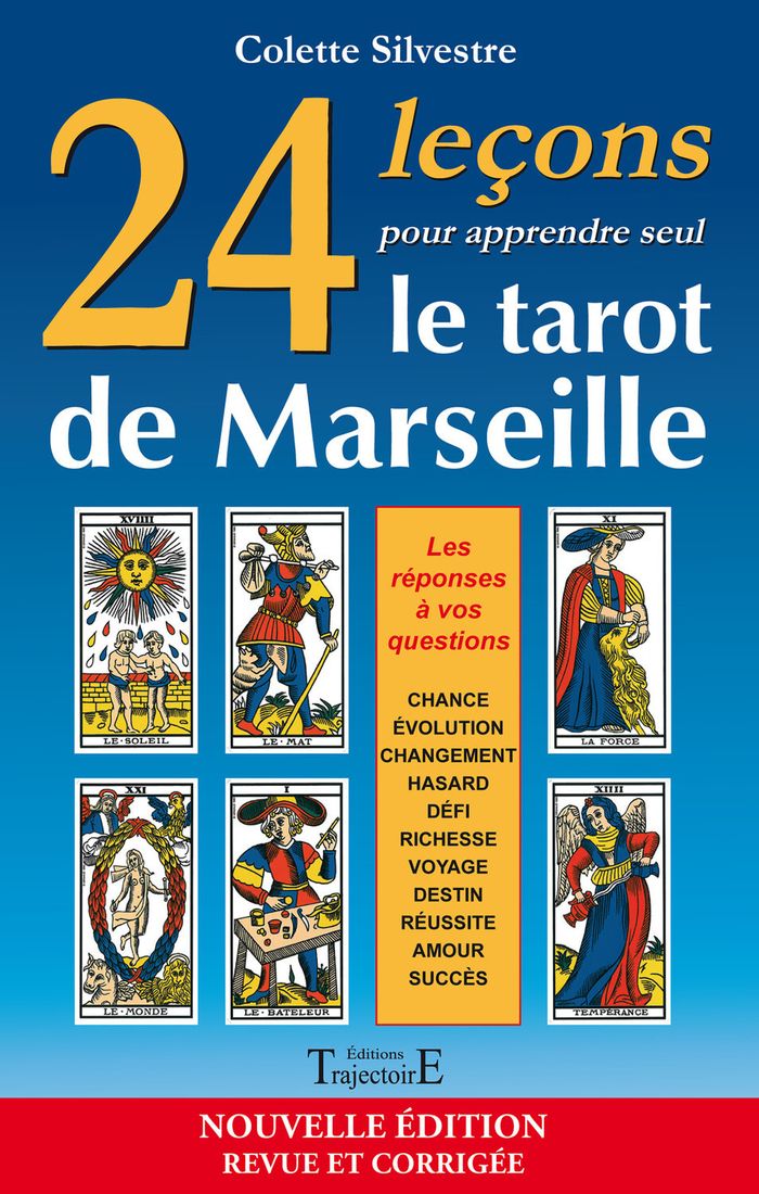 Couverture du livre « Le tarot en 24 leçons », librairie Les Contes Infusés à Corte