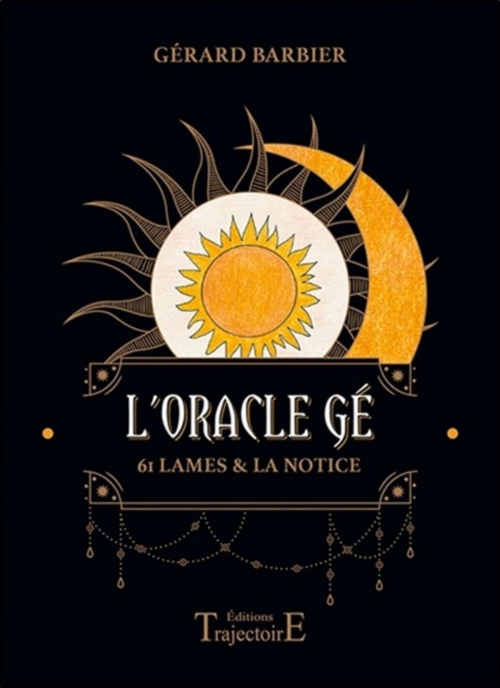 Couverture du livre « L'ORACLE GE - 61 LAMES & LA NOTICE - COFFRET », librairie Les Contes Infusés à Corte