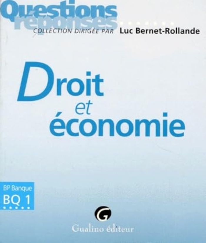 Couverture du livre « QUESTIONS REPONSES - DROIT ET ECONOMIE » de L. Bernet-Rollande, librairie Les Contes Infusés à Corte