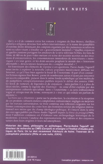 Quatrième de couverture de « LA FOIRE AUX ILLUMINES »