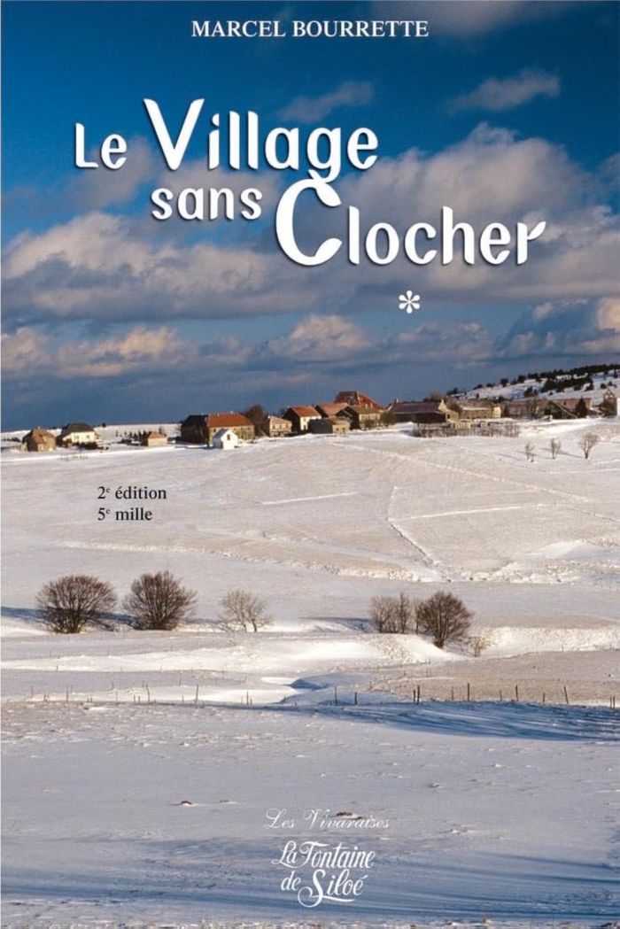 Couverture du livre « LE VILLAGE SANS CLOCHER T.1 » de Marcel Bourrette, librairie Les Contes Infusés à Corte