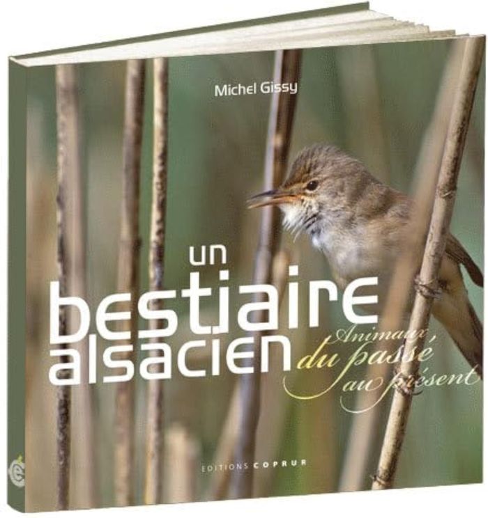 Couverture du livre « UN BESTIAIRE ALSACIEN, ANIMAUX DU PASSE AU PRESENT » de Michel Gissy, librairie Les Contes Infusés à Corte