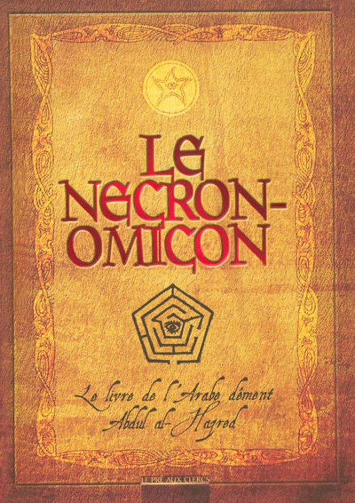 Couverture du livre « Le Necronomicon », librairie Les Contes Infusés à Corte
