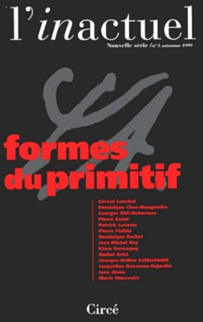 Couverture du livre « REVUE L'INACTUEL 03 - FORMES DU PRIMITIF », librairie Les Contes Infusés à Corte