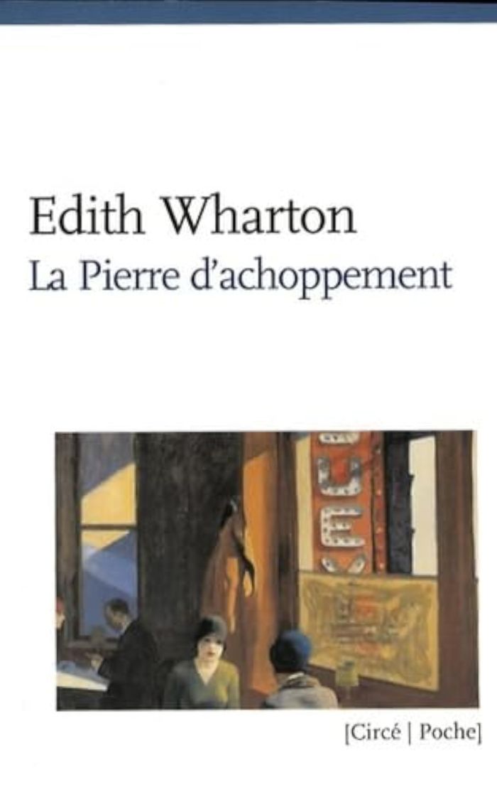 Couverture du livre « La pierre d'achoppement » de Edith Wharton, librairie Les Contes Infusés à Corte