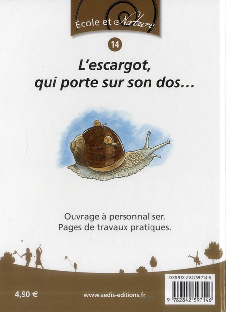 Quatrième de couverture de « L'ESCARGOT »