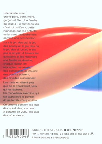 Quatrième de couverture de « C'EST TOI QUI DIS C'EST TOI QUI L'ES T 1 - VOL01 »