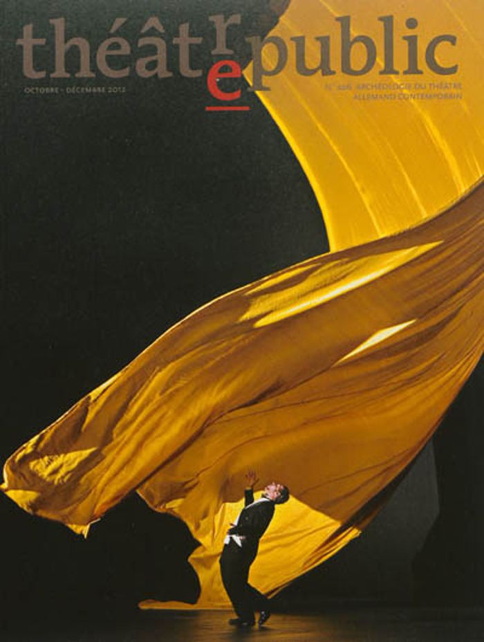 Couverture du livre « THEATRE PUBLIC N 206 - ARCHEOLOGIE DU THEATRE ALLEMAND CONTEMPORAIN » de Collectif, librairie Les Contes Infusés à Corte