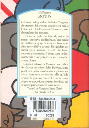 Quatrième de couverture de « LE GLUAU »