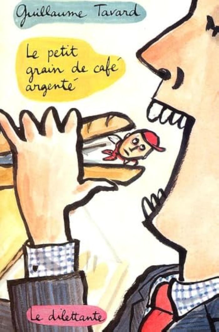 Couverture du livre « LE PETIT GRAIN DE CAFE ARGENTE » de G Tavard, librairie Les Contes Infusés à Corte
