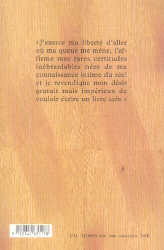 Quatrième de couverture de « VA OU TA QUEUE TE MENE »