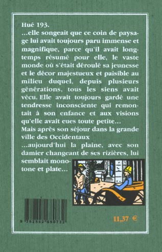 Quatrième de couverture de « THI BA, FILLE D'ANNAM »