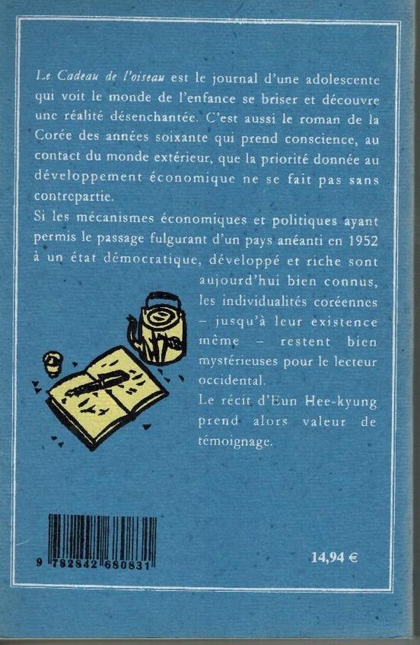 Quatrième de couverture de « LE CADEAU DE L'OISEAU »