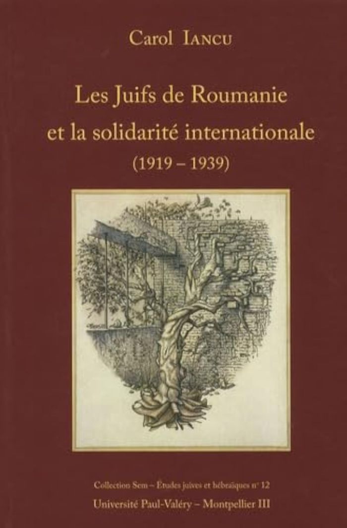 Couverture du livre « LES JUIFS DE ROUMANIE ET LA SOLIDARITE INTERNATIONALE (1919-1939) », librairie Les Contes Infusés à Corte