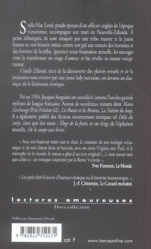 Quatrième de couverture de « CRUELLE ZELANDE »