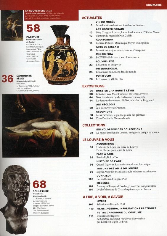 Quatrième de couverture de « GRANDE GALERIE N 14 »