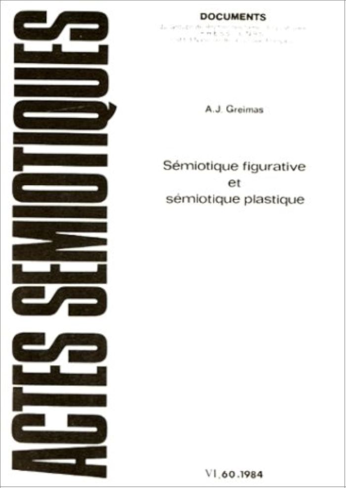 Couverture du livre « ACTES SEMIOTIQUES, N  60/1984. A.J. GREIMAS, SEMIOTIQUE FIGURATIVE ET  SEMIOTIQUE PLASTIQUE » de Xxx, librairie Les Contes Infusés à Corte