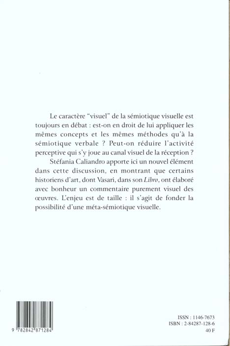 Quatrième de couverture de « NOUVEAUX ACTES SEMIOTIQUES, N 65-66/1999 »