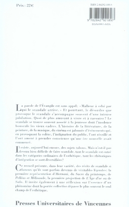 Quatrième de couverture de « QUEL SCANDALE ! »