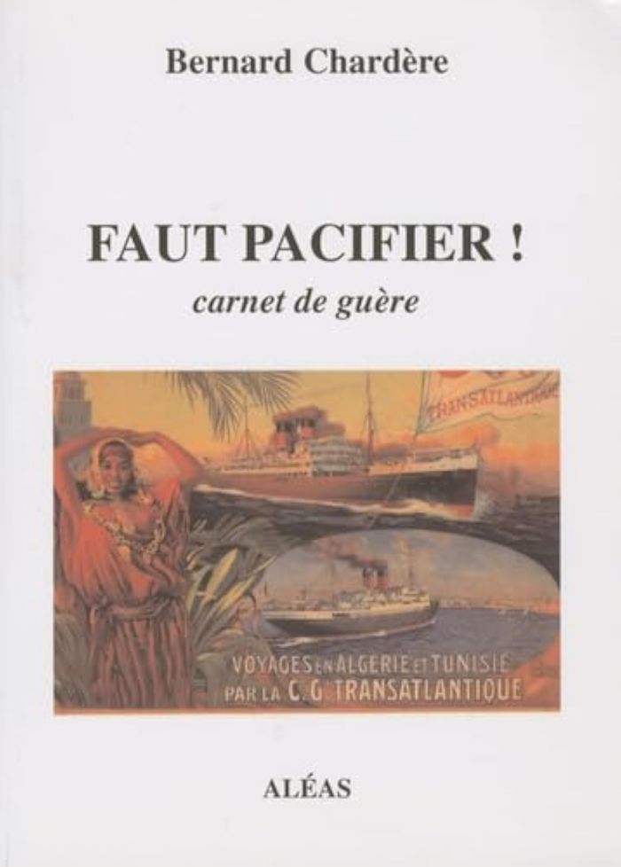Couverture du livre « FAUT PACIFIER ! » de Bernard Chardere, librairie Les Contes Infusés à Corte