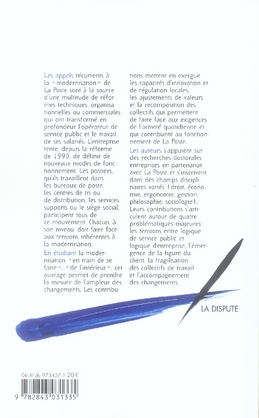 Quatrième de couverture de « BOUGEZ AVEC LA POSTE - LES COULISSES D'UNE MODERNISATION »