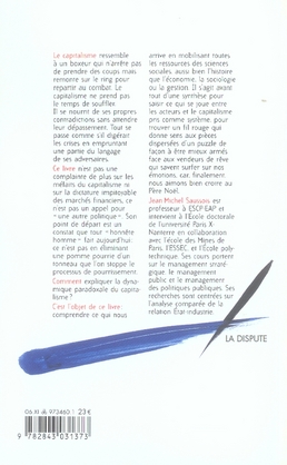Quatrième de couverture de « CAPITALISME SANS REPIT »
