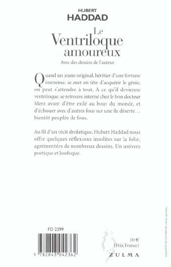 Quatrième de couverture de « LE VENTRILOQUE AMOUREUX »