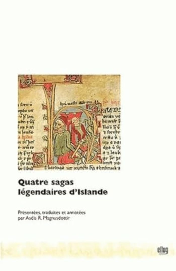 Couverture du livre « QUATRE SAGAS LEGENDAIRES D'ISLANDE » de R. Magnusdottir A., librairie Les Contes Infusés à Corte
