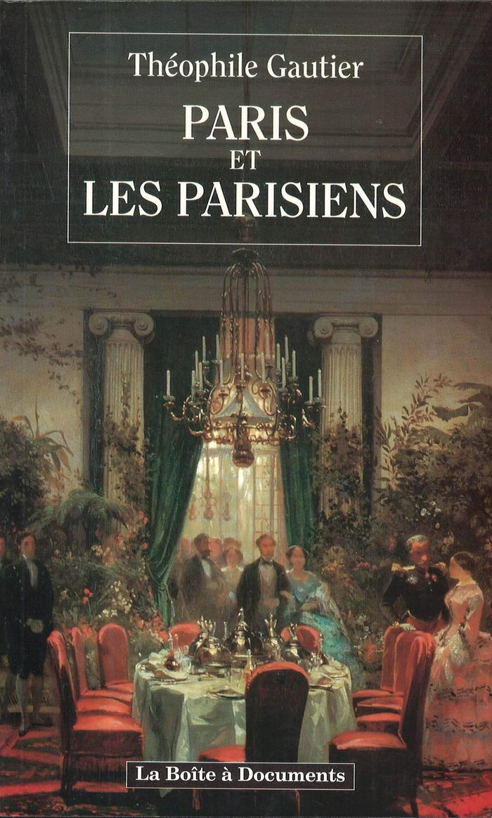 Couverture du livre « PARIS ET LES PARISIENS » de Theophile Gautier, librairie Les Contes Infusés à Corte