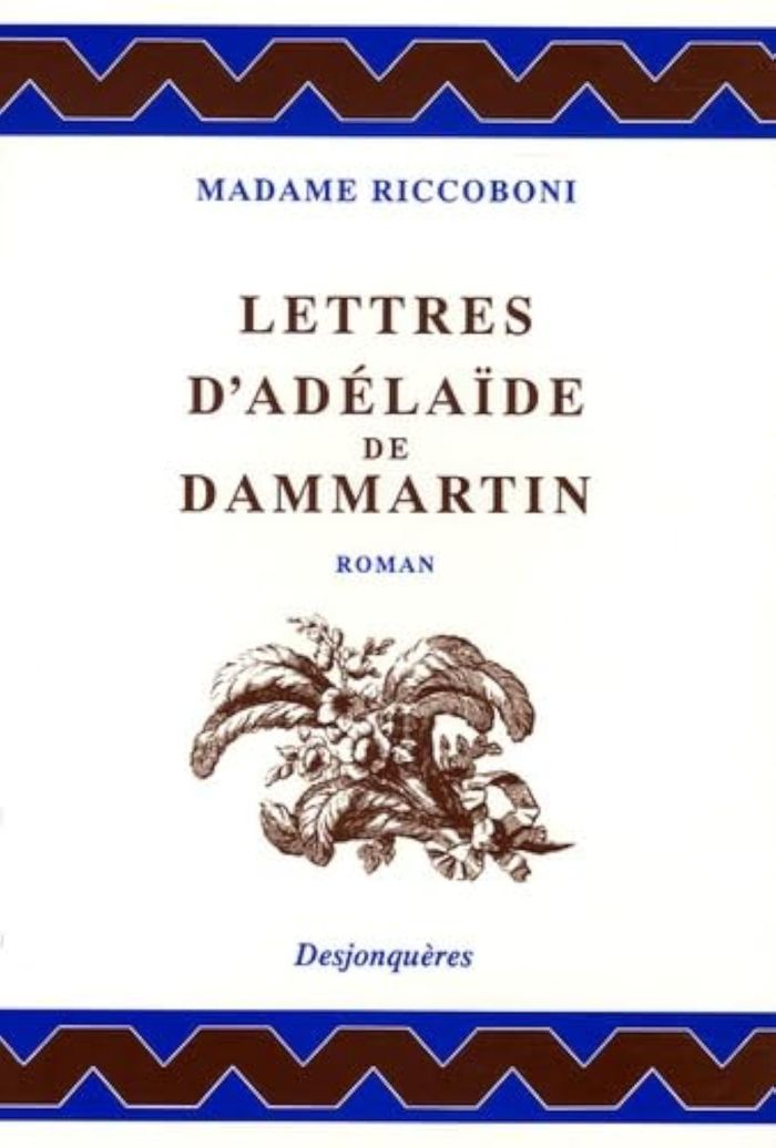 Couverture du livre « LETTRES D'ADELAIDE DE DAMMARTIN », librairie Les Contes Infusés à Corte