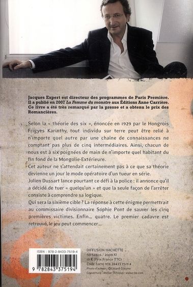 Quatrième de couverture de « La théorie des six »