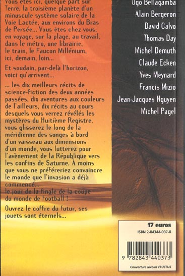 Quatrième de couverture de « SF 2000-2002, LES MEILLEURS RECITS DE L'ANNEE »