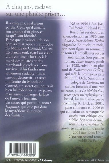 Quatrième de couverture de « Le cimetière des saints »