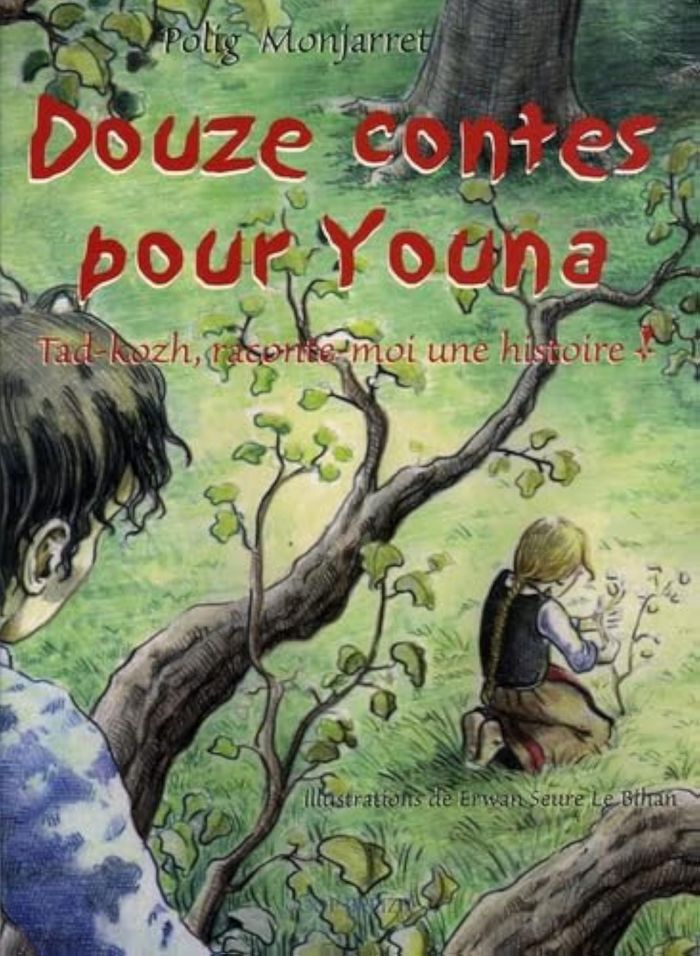 Couverture du livre « DOUZE CONTES POUR YOUNA - TAD-KOZH, RACONTE-MOI UNE HISTOIRE », librairie Les Contes Infusés à Corte