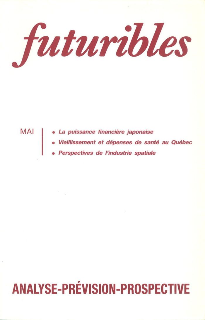 Couverture du livre « FUTURIBLES 143, MAI 1990. LA PUISSANCE FINANCIERE JAPONAISE - VIEILLISSEMENT ET DEPENSES DE SANTE AU » de Dinand/julien/giget, librairie Les Contes Infusés à Corte