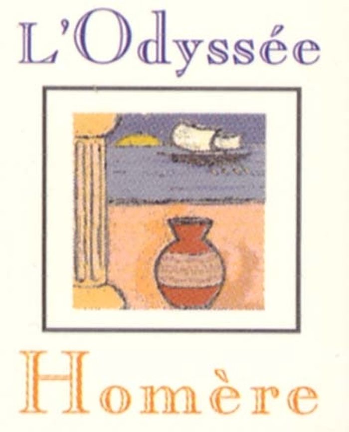 Couverture du livre « L ODYSSEE EXTRAIT  MINI LIVRE COLLECTION 3/2 32 3 2 MINI BOOK » de Homere, librairie Les Contes Infusés à Corte