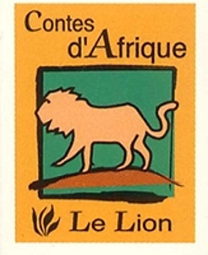 Couverture du livre « CONTES D AFRIQUE LE LION  MINI LIVRE COLLECTION 3/2 32 3 2 MINI BOOK » de Kersale Patrick, librairie Les Contes Infusés à Corte
