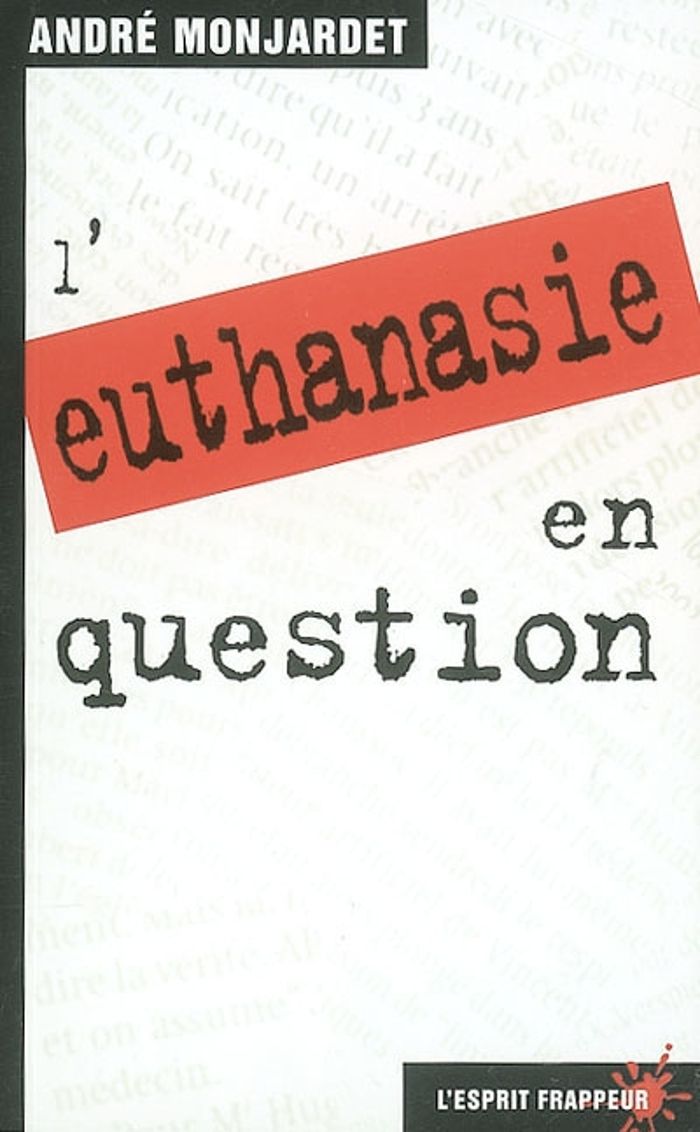 Couverture du livre « LEUTHANASIE EN QUESTION », librairie Les Contes Infusés à Corte