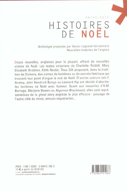 Quatrième de couverture de « HISTOIRES DE NOEL »