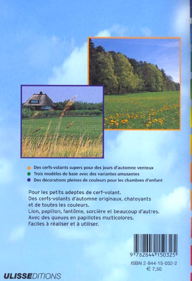 Quatrième de couverture de « MON PREMIER CERF-VOLANT »