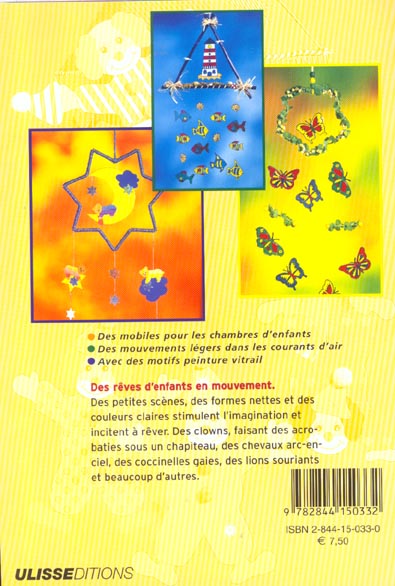 Quatrième de couverture de « MOBILES MULTICOLORES »