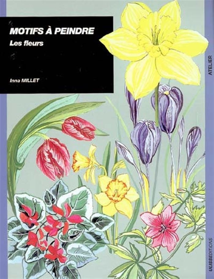 Couverture du livre « FLEURS, CREATION DE MOTIFS POUR TOUS SUPPORTS », librairie Les Contes Infusés à Corte
