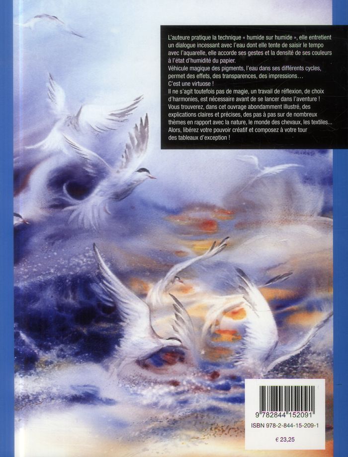 Quatrième de couverture de « AQUARELLE : L'EAU VIRTUOSE »