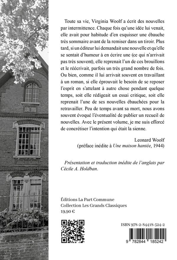 Quatrième de couverture de « Une maison hantée : et autres histoires »