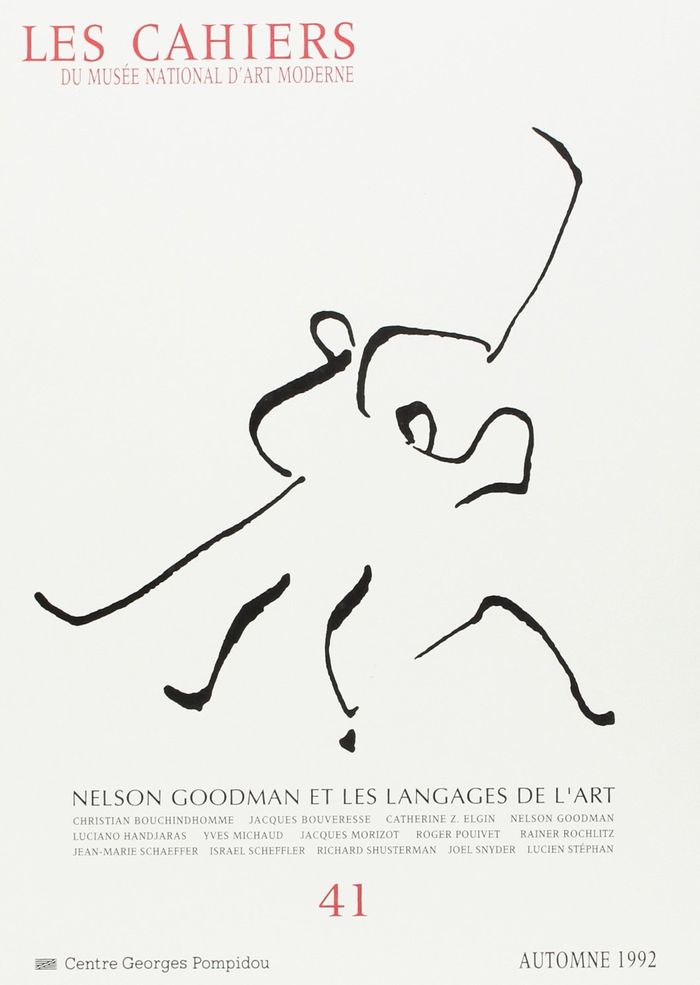 Couverture du livre « CAHIERS DU MUSEE NATIONAL D'ART MODERNE N 41 AUTOMNE 1992 » de Collectif, librairie Les Contes Infusés à Corte