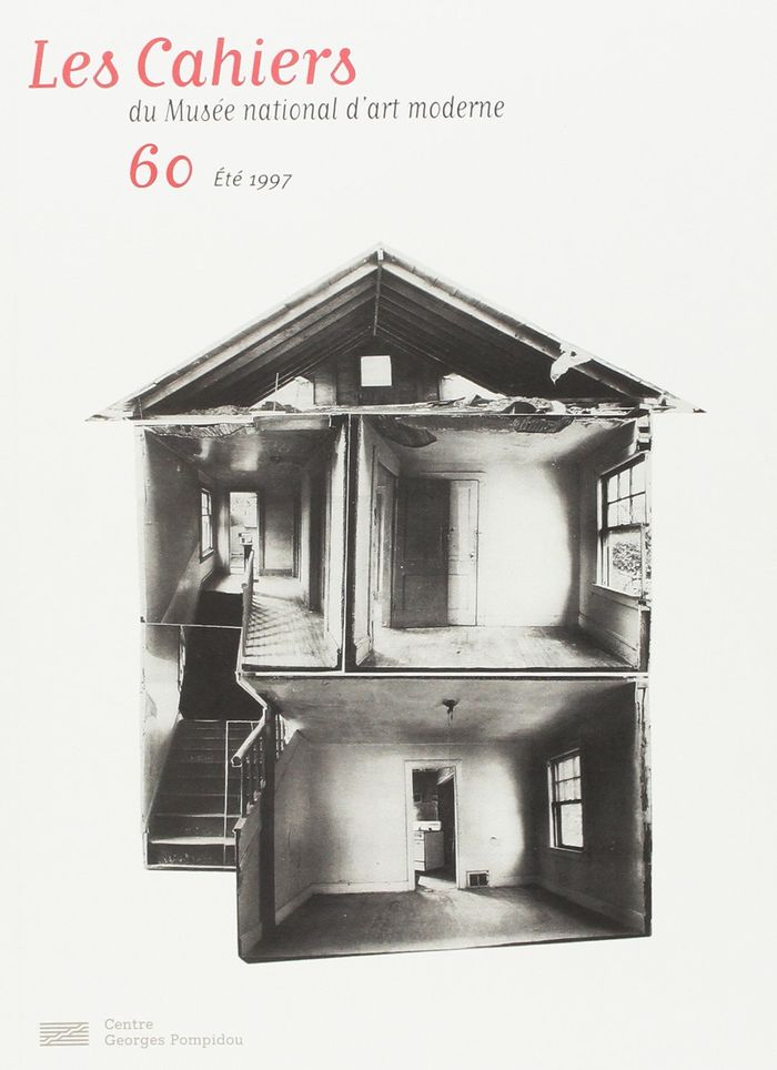 Couverture du livre « CAHIERS DU MUSEE NATIONAL D'ART MODERNE N 60 ETE 1997 » de Collectif, librairie Les Contes Infusés à Corte
