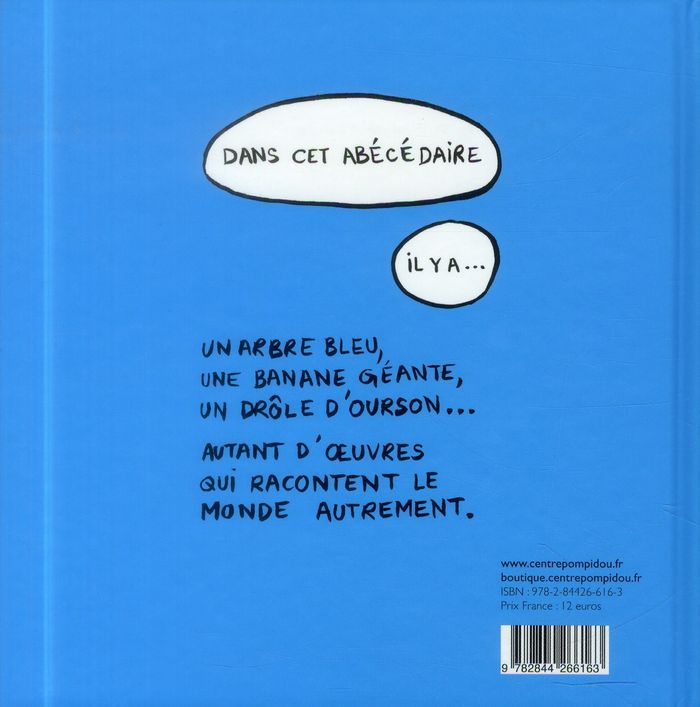 Quatrième de couverture de « UN ABECEDAIRE »